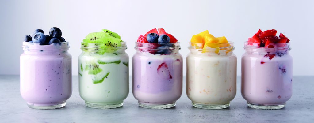 Yogurt and Fruit Blending