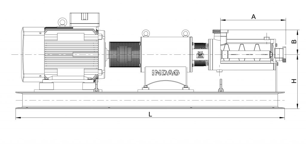 DLM/M SERIES MIXER WITH BEARING BLOCK